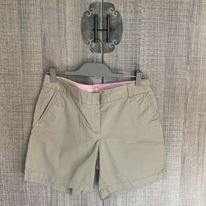 J. Crew 100% Cotton Chino Broken-In Hot Pink Shorts‎